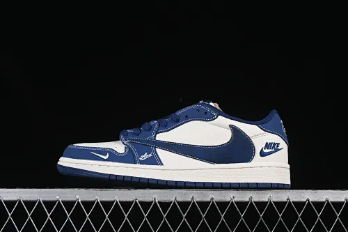 All categories Air Jordan Jordan series basketball shoes Air Jordan 1 Low High-end customized low-top sneakers Travis Scott x Fragment Design x Air Jordan 1 Low OG SP Joe 1 Nike joint embroidered beige low-top cultural casual sneakers XS2024-022